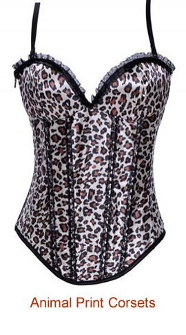 Animal Print Corsets