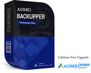 AOMEI Backupper Technician Plus Editon, Lifetime Free Upgrade