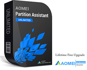 AOMEI Partition Assistant Unlimited Edition, Lifetime Free Upgrade