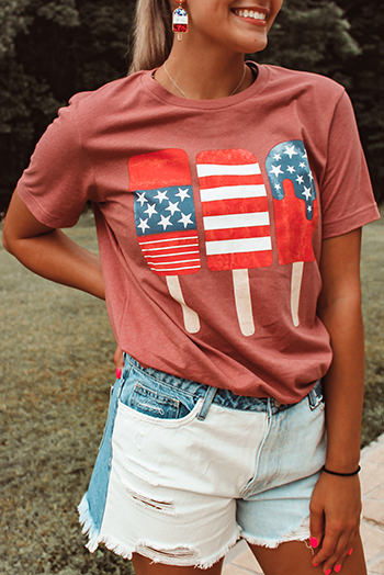 Patriotic Popsicles Short Sleeve Tee