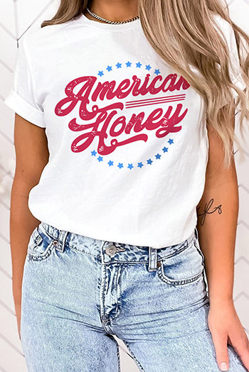 White American Honey Graphic Tee