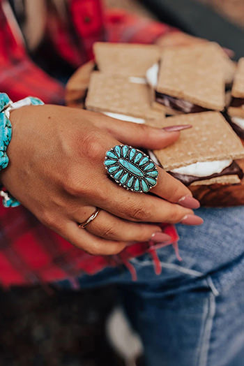 Western Turquoise Vintage Ring