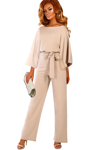 Apricot Date Night Jumpsuit