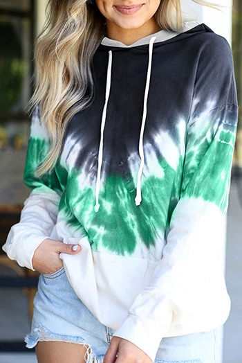 Gray Demi Tie Dye Hoodie