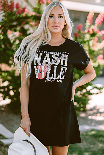 Black Nashville Music Festival Trending T Shirt Dress