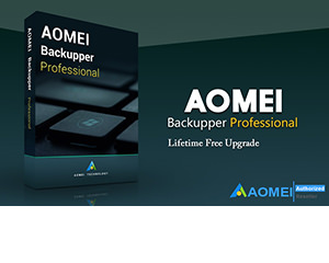 AOMEI Backupper Professional Edition, Lifetime Free Upgrade, 1 PC