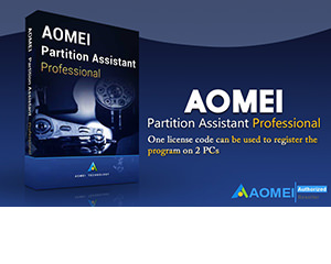 AOMEI Partition Assistant Professional, 2 PC, Current Version, Authorised Seller