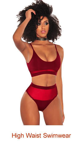 High Waist Swimwear