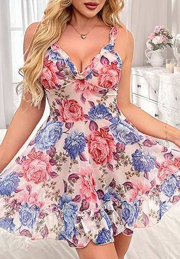 Angela Floral Mini Dress