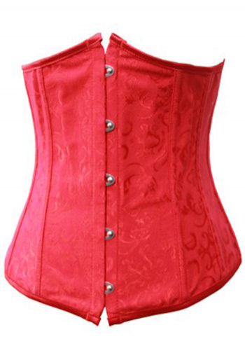 Brocade Floral Underbust Corset