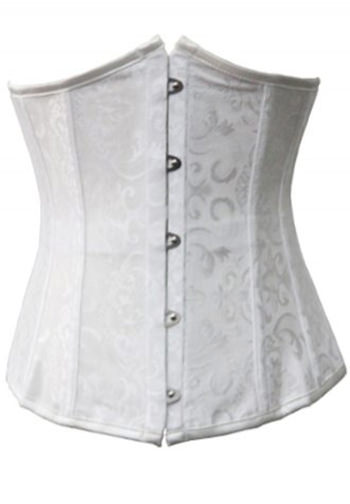 Brocade Floral Underbust Corset