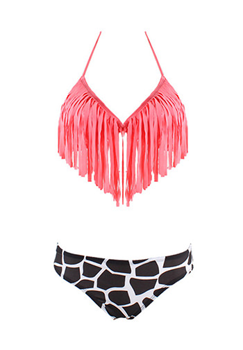 Sexy Bikini Fringe Swimsuit