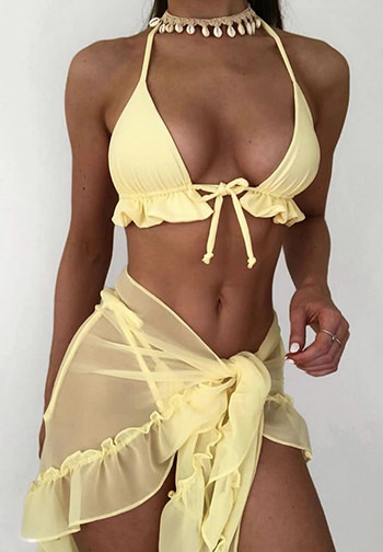 Pina Colada Dreams 3 Piece Bikini Set