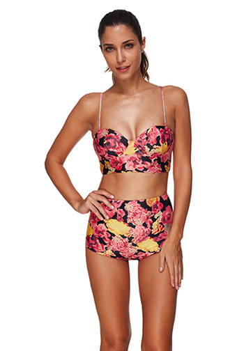 Sexy Floral Printing Swimsuit