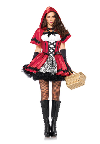 Women's Gothic Red Riding Hood Costume