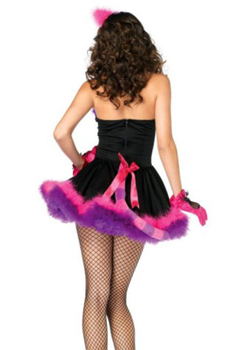 Contrast Fluffy Costume