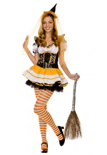 White-Yellow Fairy Tales Costume