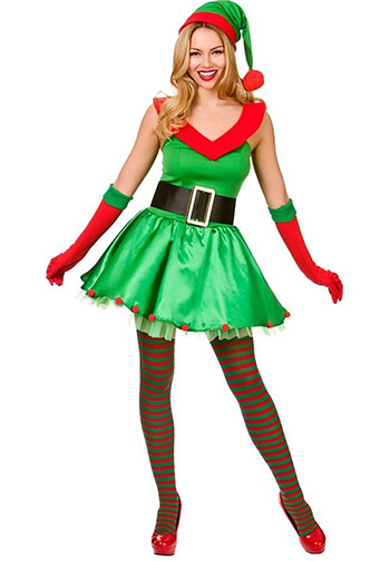 Christmas Elf Santa's Costume