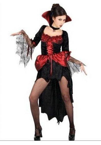 Black and Red Vampire Costume