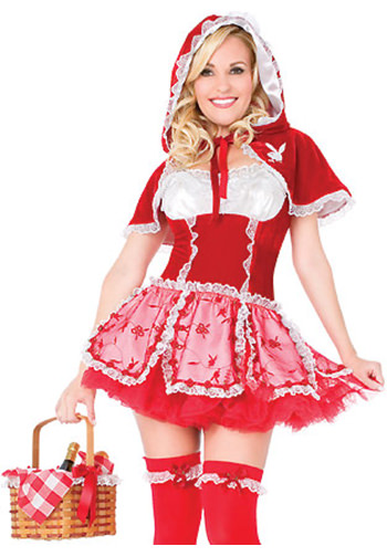 Adult Sexy Red Riding Hood Costume Playboy Costumes