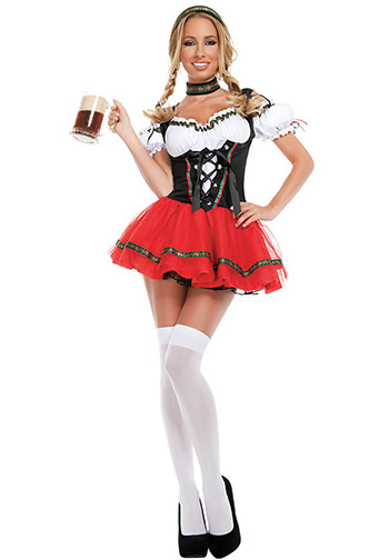 Vintage Beer Girl Costume