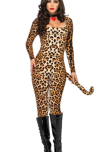 Overall Leopard Costume