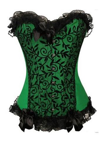 Floral Lace Overbust Corset