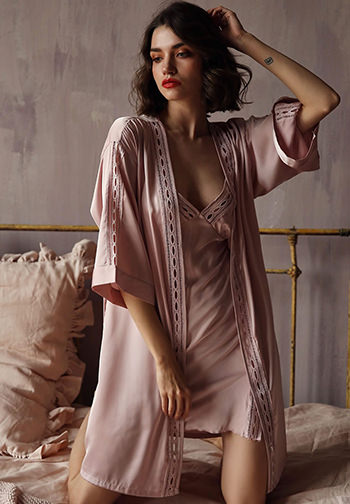 Sweet Babydoll And Robe Set