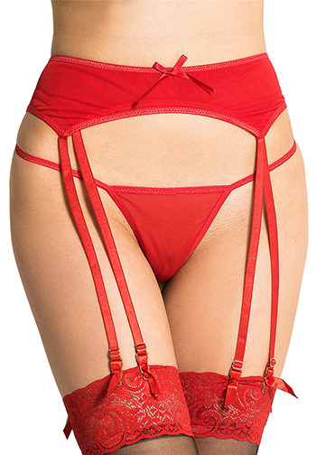 Plus Size Sexy Strappy Garter Panty