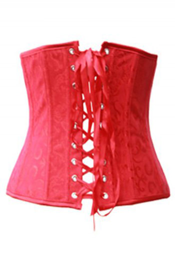 Brocade Floral Underbust Corset