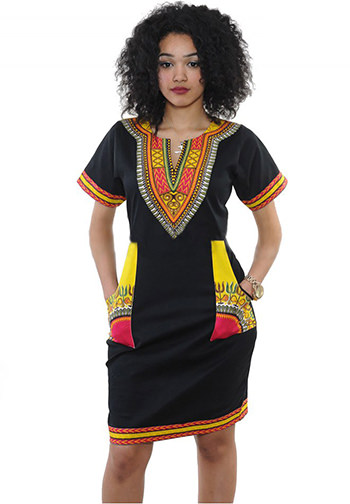 Traditional African Dashiki Dress