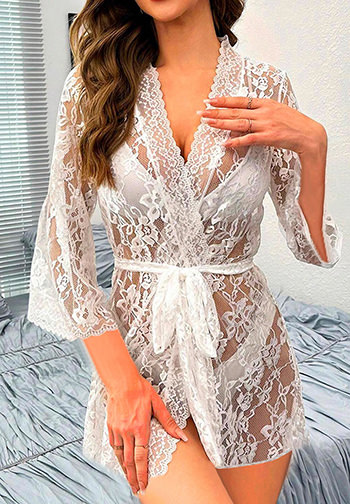 Lust On My Mind Lace Robe