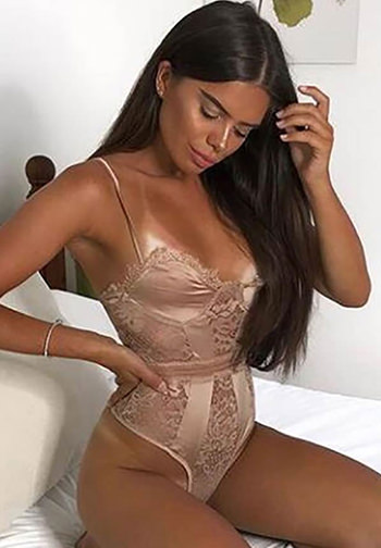 Satin and Lace Teddy