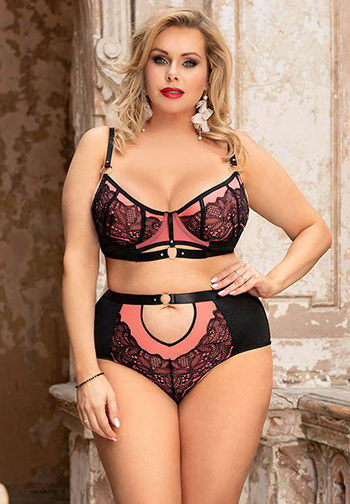 Plus Size Monique Bra Set