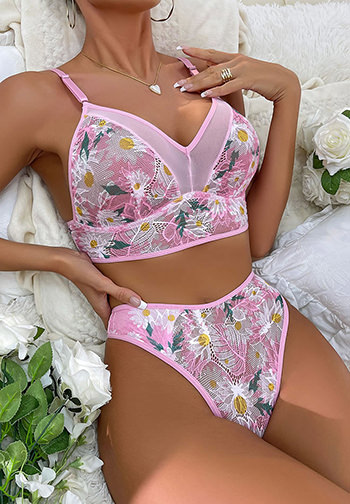 Secret Garden Bra Set