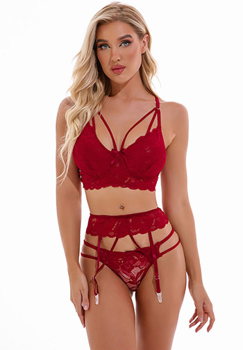 Easily Persuadable Lace Bra Set