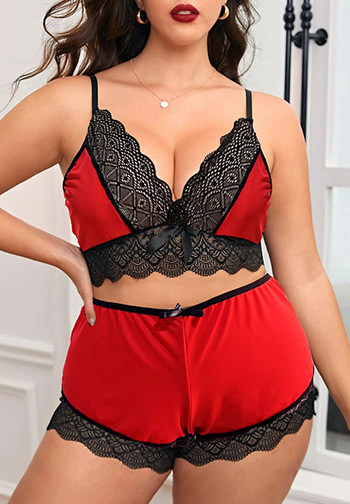 Plus Size a Touch Of New Bra Set