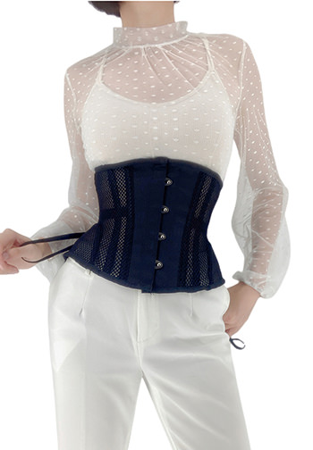 Women's Mesh Waist Cincher Underbust Corset