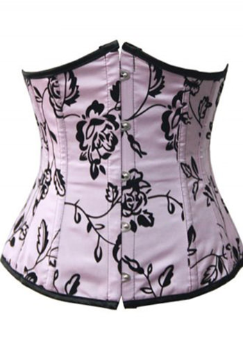 Sexy Satin Underbust Corset Bustier