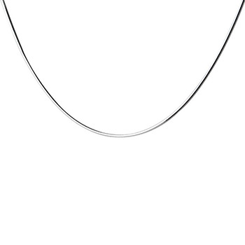 Simple Snake Chain 925 Sterling Silver Necklace