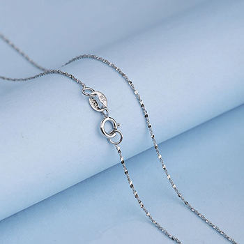 Simple Babysbreath Chain 925 Sterling Silver Necklace