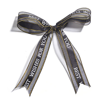 Fashion Chiffon Ribbon LOGO Gift Packaging Straps