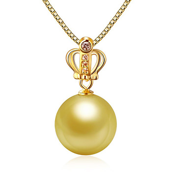 Royal Crown Shell Pearl 925 Sterling Silver Pendant