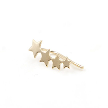 Modern Stars 925 Sterling Silver Climber Earrings