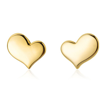 Dual Purpose Love Heart 925 Sterling Silver Studs Earrings