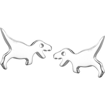 Cute Mini Dinosaur Animal 925 Sterling Silver Studs Earrings