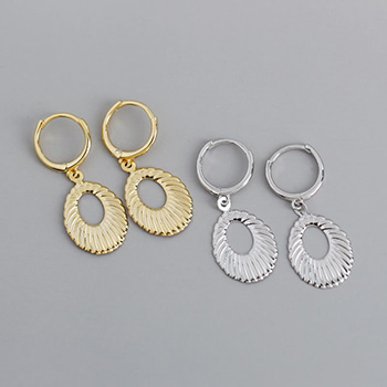 Waterdrop 925 Sterling Silver Hoop Earrings