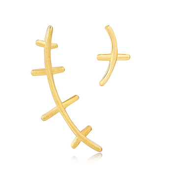 Branches 925 Sterling Silver Stud Earrings