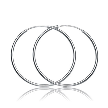 925 Sterling Sliver Hoop Earrings