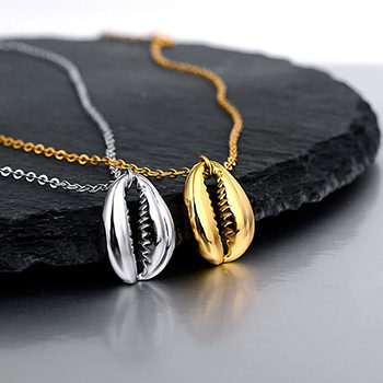 Holiday Hollow Shell 925 Sterling Silver Necklace